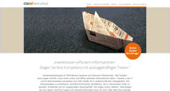 Desktop Screenshot of claro-pr.de